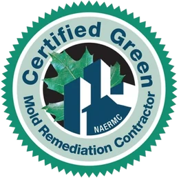NAERMC Certified Green Mold Remediation Contractor badge